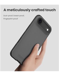 NILLKIN θήκη Super Frosted Shield Pro για Apple iPhone 17 Air, διάφανη/μαύρη