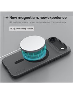 NILLKIN θήκη Super Frosted Shield Pro Magnetic για Apple iPhone 17 Air, διάφανη/μαύρη