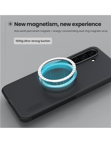 NILLKIN θήκη Super Frosted Shield Pro Magnetic για Samsung Galaxy A36 5G, μαύρη