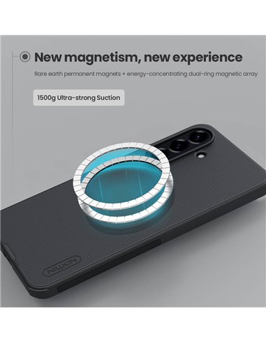 NILLKIN θήκη Super Frosted Shield Pro Magnetic για Samsung Galaxy A56 5G, μαύρη