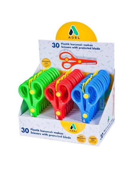 Adel ψαλίδι ανοξείδωτο με ασφάλεια