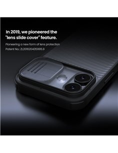 NILLKIN θήκη CamShield Pro για Apple iPhone 17, διάφανη/μαύρη