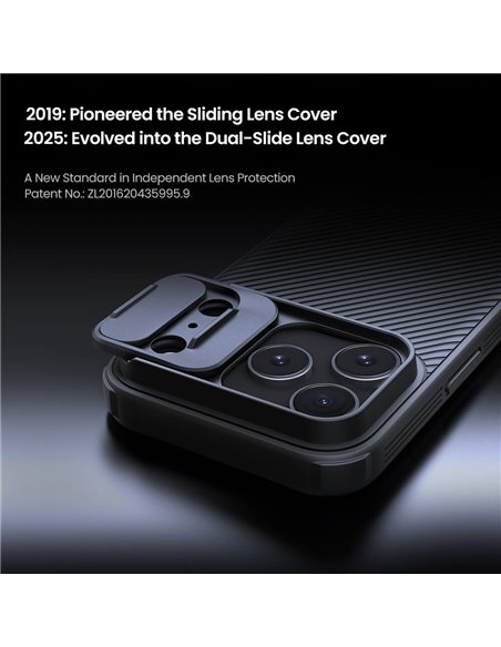 NILLKIN θήκη CamShield Pro για Apple iPhone 17 Pro, μαύρη