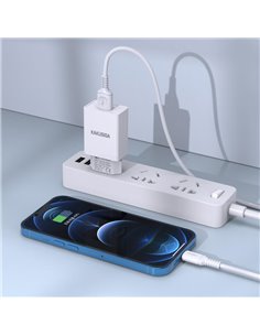 KAKUSIGA φορτιστής τοίχου KSC-930, USB, 2.4A, λευκός