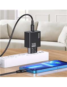 KAKUSIGA φορτιστής τοίχου KSC-1241, USB-C, 30W, λευκός