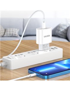 KAKUSIGA φορτιστής τοίχου KSC-1223, USB-C, 20W, λευκός