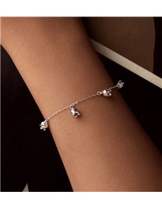 BAMOER βραχιόλι BSB183, ασήμι 925, ασημί