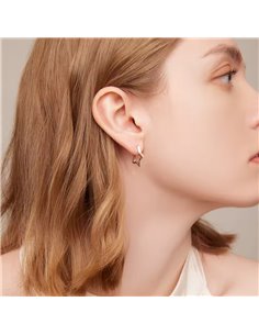 BAMOER σκουλαρίκια κρίκοι SCE1136, ασήμι 925, ασημί