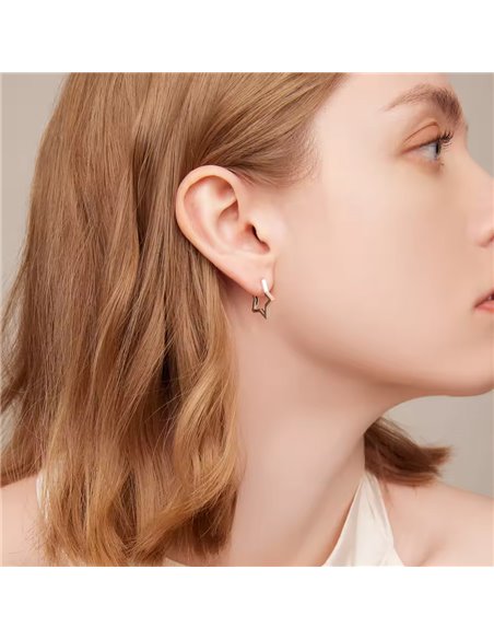 BAMOER σκουλαρίκια κρίκοι SCE1136, ασήμι 925, ασημί