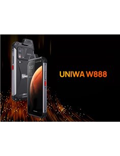 UNIWA smartphone W888, 6.3" HD+, 4/64GB, ηχείο 2W, Atex Zone 2, IP68, μαύρο