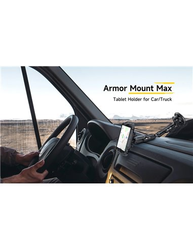 ULEFONE βάση tablet αυτοκινήτου UAN02 για ταμπλό, μαύρη