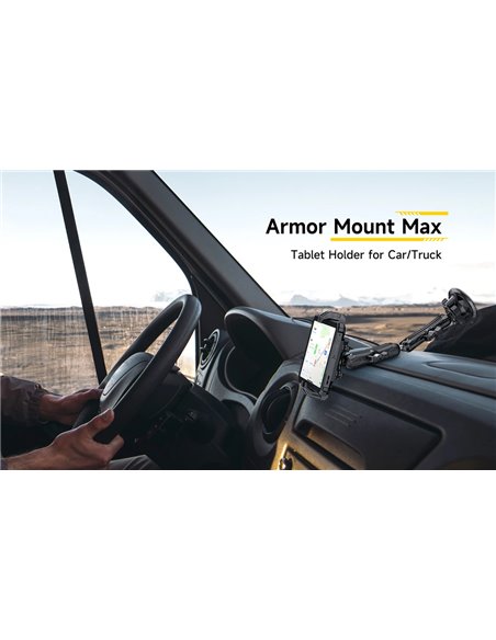 ULEFONE βάση tablet αυτοκινήτου UAN02 για ταμπλό, μαύρη