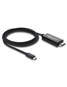 DELOCK καλώδιο USB-C σε HDMI 81704, 4K/60Hz, 2m, μαύρο