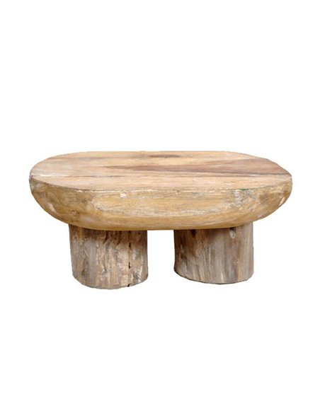 Τραπεζάκι Nextdeco μασίφ ξύλο teak Υ23×28×22εκ.