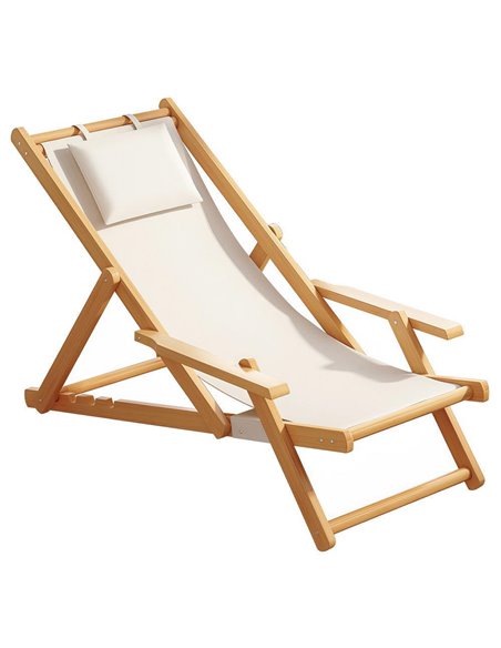 Σεζλονγκ Nextdeco μπαμπού Υ67-89x108x52εκ