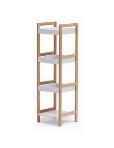 Ραφιέρα 4 επιπέδων Nextdeco μπαμπού Υ98x35x30εκ