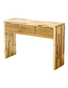 Κονσόλα Nextdeco μασίφ ξύλο teak με συρτάρι Υ80×120×35εκ.