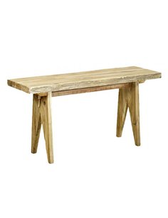 Παγκάκι Nextdeco μασίφ ξύλο teak Υ50×100×30εκ.