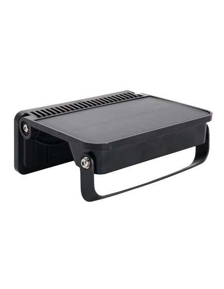 POWERTECH LED ηλιακό φωτιστικό PT-1517 με αισθητήρα κίνησης, 8W, 1800mAh, μαύρο