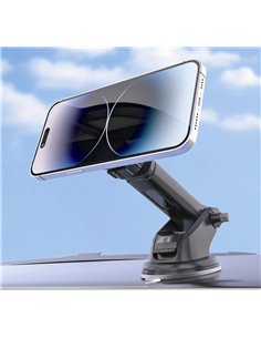 POWERTECH βάση smartphone αυτοκινήτου PT-1550 για ταμπλό, μαγνητική, μαύρη