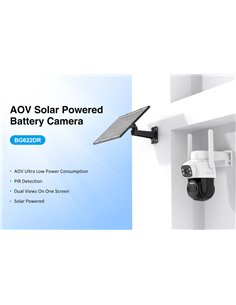 VSTARCAM smart ηλιακή κάμερα BG622DR, dual lens, 2MP, 4G, SD, PTZ, IP66