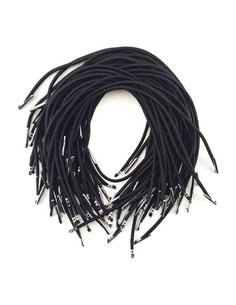 Λάστιχα μαύρα με μεταλλικούς ακροδέκτες  25εκ.