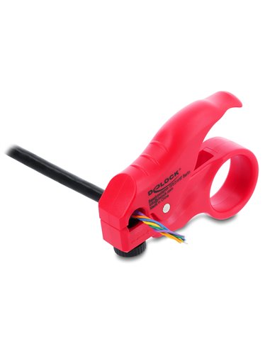 DELOCK εργαλείο απογύμνωσης καλωδίων δικτύου 90996, ρυθμιζόμενη λεπίδα