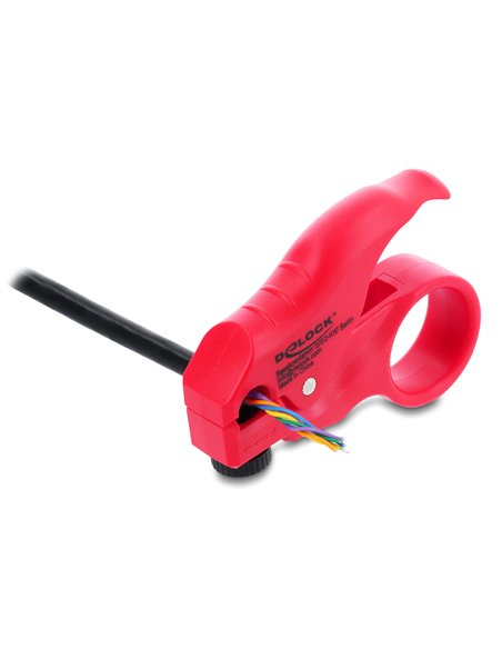 DELOCK εργαλείο απογύμνωσης καλωδίων δικτύου 90996, ρυθμιζόμενη λεπίδα