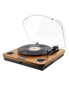 Akai ATT-11BTN Πικάπ με Ενσωματωμένα Ηχεία Καφέ