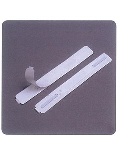 Αυτοκόλλητο έλασμα πλαστικό 150x20χιλ. λευκό (100τεμ)