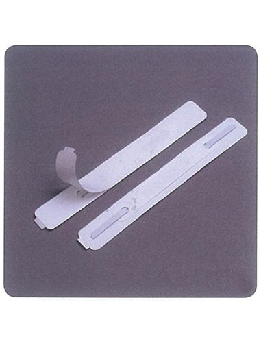 Αυτοκόλλητο έλασμα πλαστικό 150x20χιλ. λευκό (100τεμ)