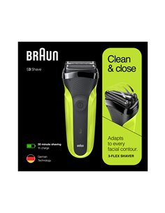 Braun Shaver 276326 , Series 3 300s Green