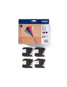 Ink Brother LC-223VALBP Value Pack Black,Cyan, Magenta, Yellow - 2.200k