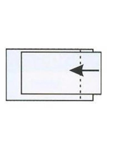 Αυτοκόλλητες θήκες για κάρτες Υ6x9,5εκ. πλαϊνό άνοιγμα (100τεμ)