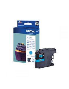 Ink Brother LC-123C Cyan - 0,6k
