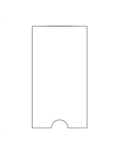 Αυτοκόλλητη θήκη για ετικέτα κλασέρ 10,2x5,5εκ. (100τεμ)