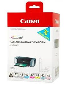 Ink Canon CLI-42 8ink Multi Pack (Black Cyan Magenta Yellow Grey Light grey Photo magenta Photo cyan)