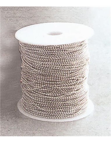 Αλυσίδα νίκελ 2.4χιλ. σε ρολό 100μ.