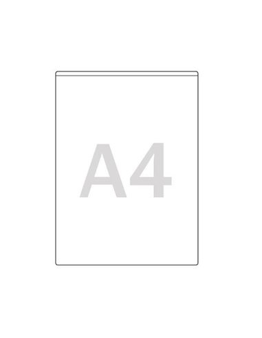 Αυτοκόλλητη θήκη Α4 τύπου Π άνοιγμα στη μικρή πλευρά (50τεμ)