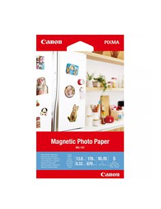 Paper Canon MG-101 Magnetic Photo, 4x6″, 5 sheets