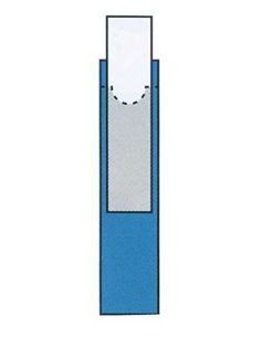 Αυτοκόλλητη θήκη για ετικέτα κλασέρ 7,5x2,5εκ. (100τεμ)