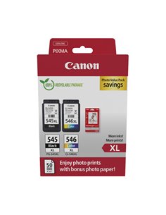 Canon PG-545XL, CL-546XL High Capacity Black, Tricolour Ink