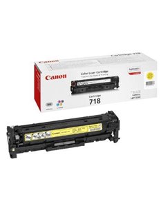 Toner Laser Canon Crtr All in One 718 Yellow - 2.9K Pgs