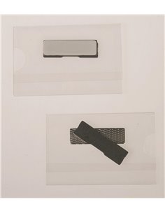 Καρτελάκια ονόματος ακρυλικά με μαγνήτη 9x5.8εκ. 10τμχ