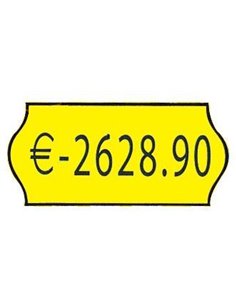 Ετικέτες κίτρινες 26x12mm (1000τεμ./ρολλό)