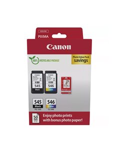 Canon PG-545 CL-546 Photo Value Pack με 1 Μελάνι InkJet Μαύρο - 8287B008
