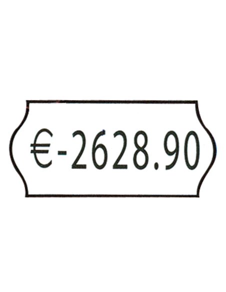 Ετικέτες λευκές 26x12mm (1000τεμ./ρολλό)