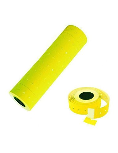 Ετικέτες κίτρινες νέον 22x12mm
