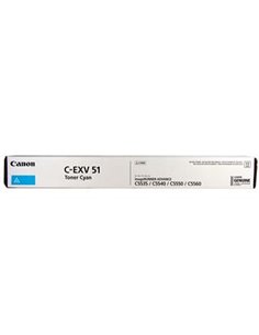 Toner Copier Canon C-EXV51C Cyan -60K Pgs