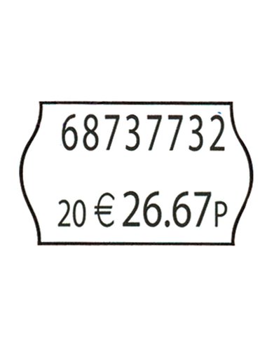 Ετικέτες λευκές 26x16mm (1000τεμ./ρολλό)